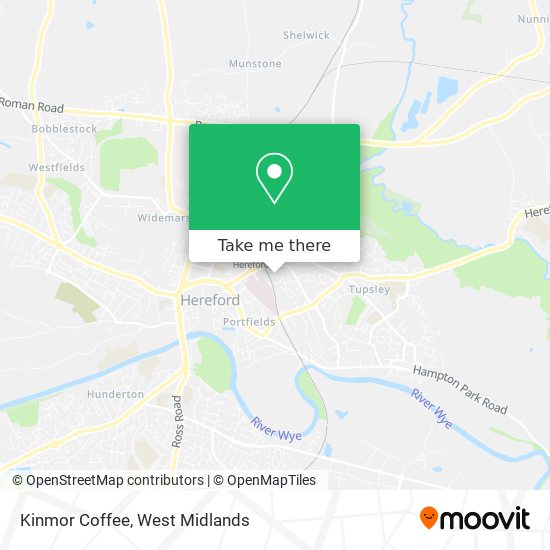 Kinmor Coffee map