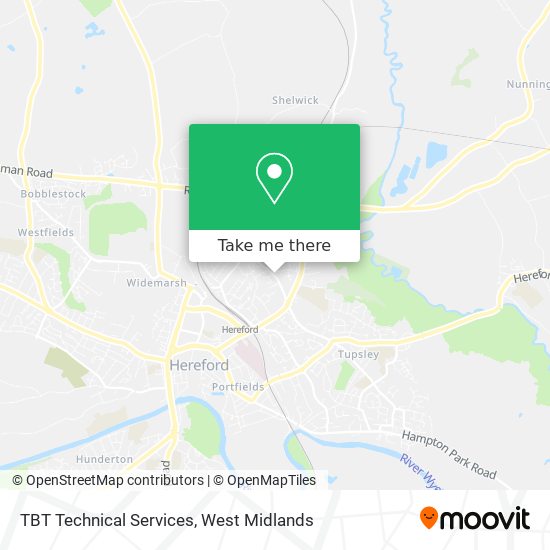 TBT Technical Services map