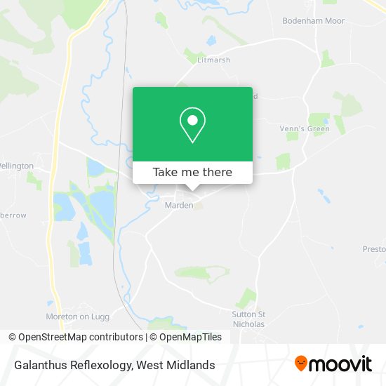 Galanthus Reflexology map