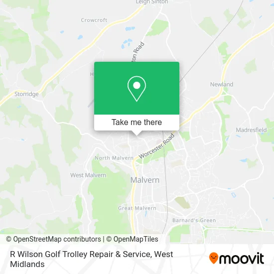 R Wilson Golf Trolley Repair & Service map