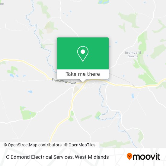 C Edmond Electrical Services map