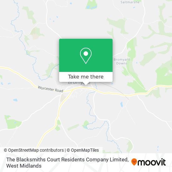 The Blacksmiths Court Residents Company Limited map