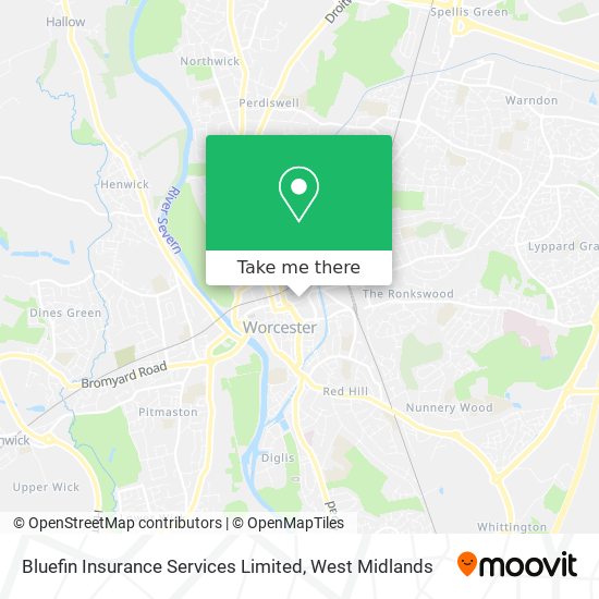 Bluefin Insurance Services Limited map