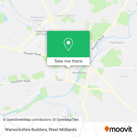 Warwickshire Builders map