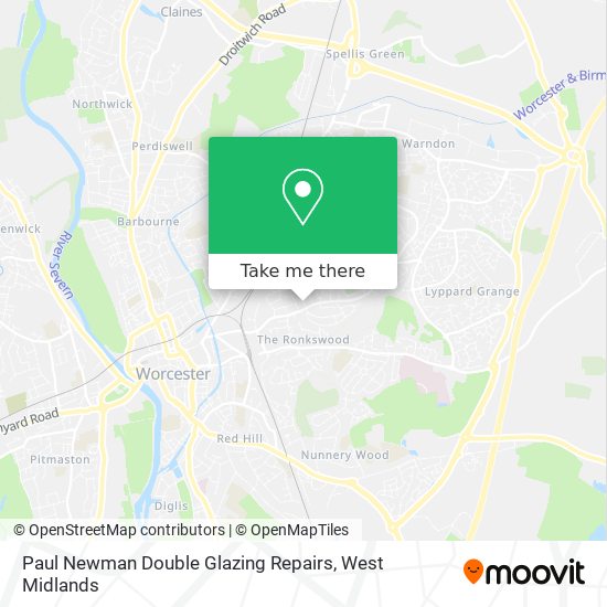 Paul Newman Double Glazing Repairs map