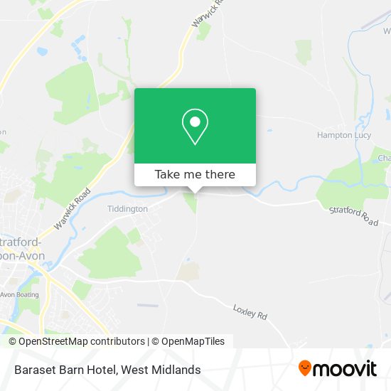 Baraset Barn Hotel map