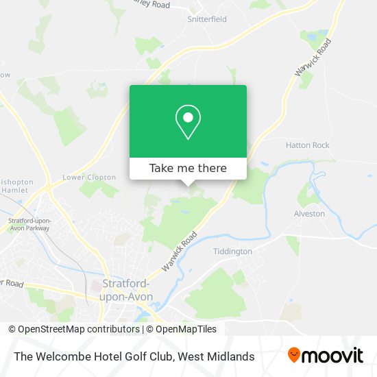 The Welcombe Hotel Golf Club map
