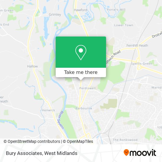 Bury Associates map