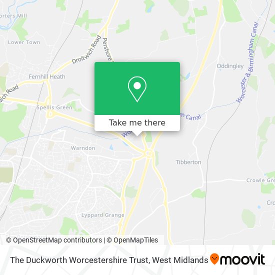 The Duckworth Worcestershire Trust map