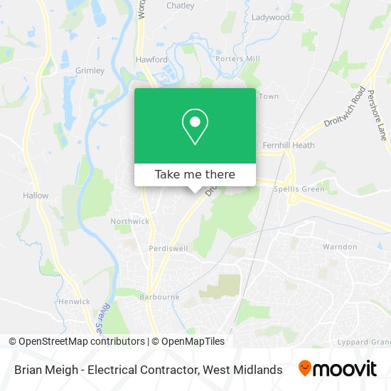 Brian Meigh - Electrical Contractor map