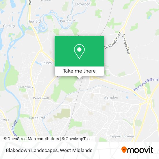 Blakedown Landscapes map