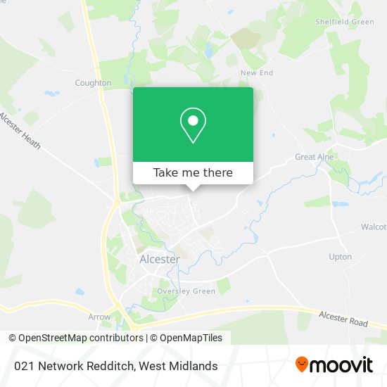 021 Network Redditch map