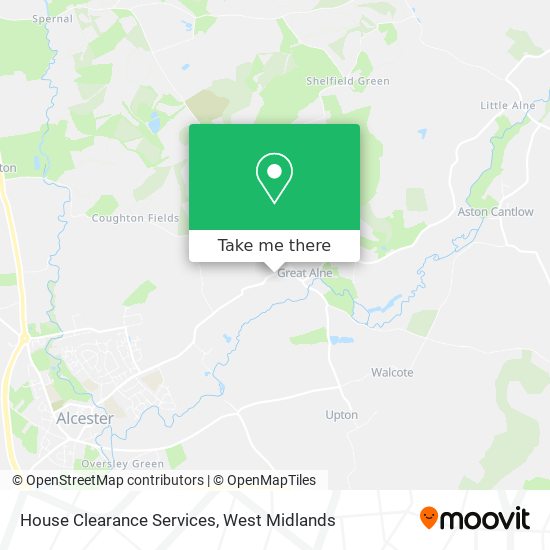House Clearance Services map