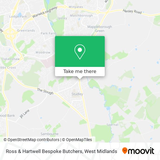 Ross & Hartwell Bespoke Butchers map
