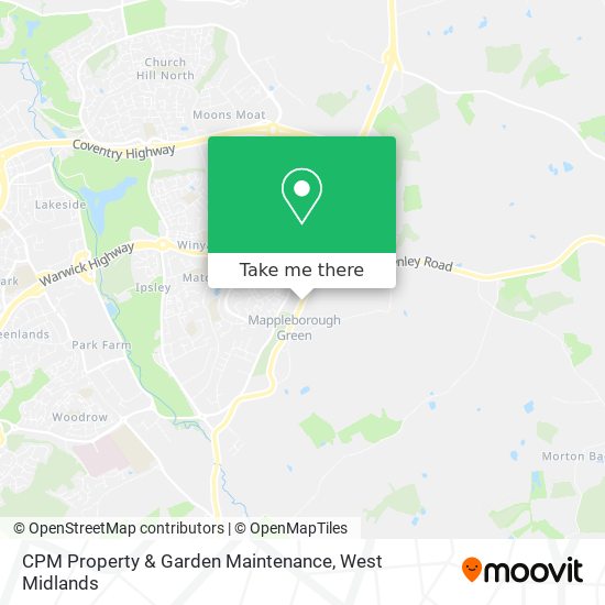 CPM Property & Garden Maintenance map