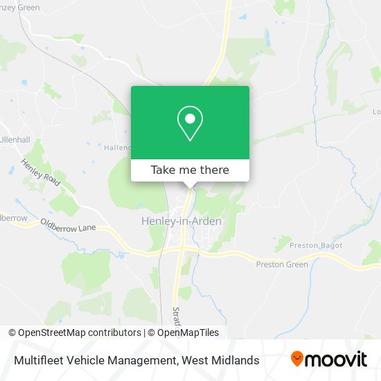 Multifleet Vehicle Management map