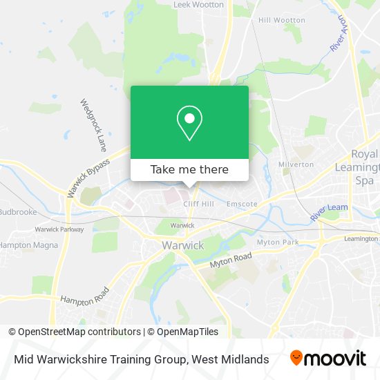 Mid Warwickshire Training Group map