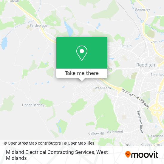 Midland Electrical Contracting Services map