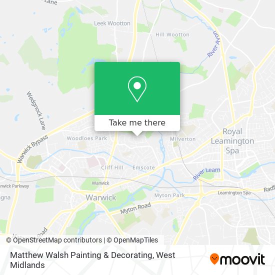 Matthew Walsh Painting & Decorating map