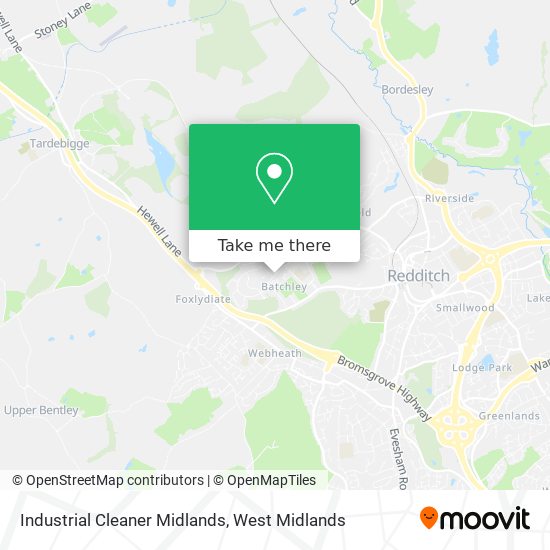 Industrial Cleaner Midlands map