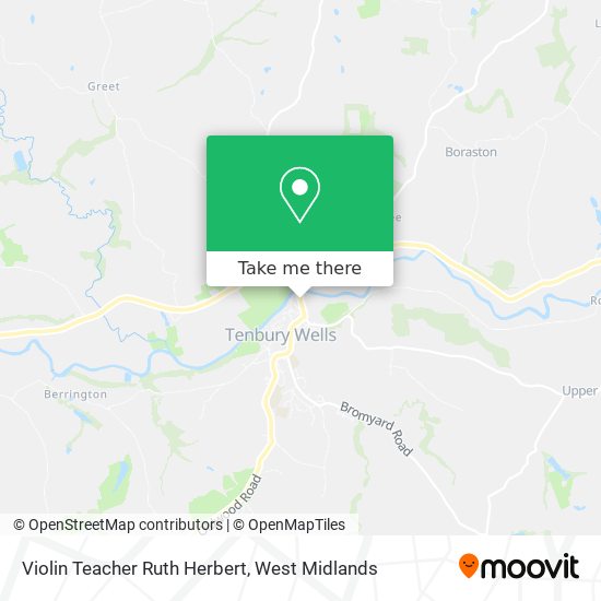 Violin Teacher Ruth Herbert map