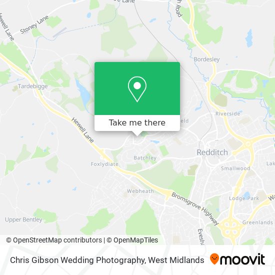 Chris Gibson Wedding Photography map