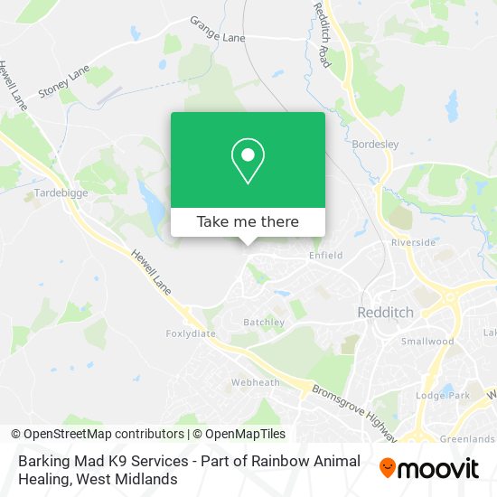 Barking Mad K9 Services - Part of Rainbow Animal Healing map