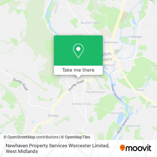 Newhaven Property Services Worcester Limited map