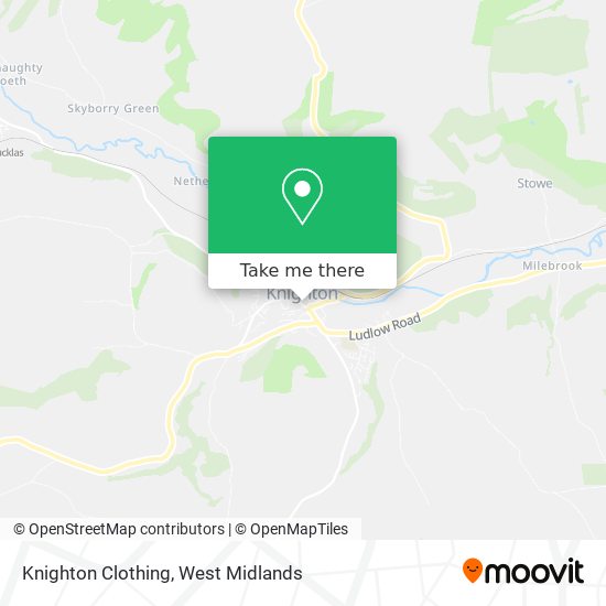 Knighton Clothing map