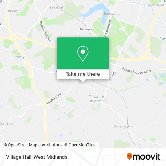 Village Hall map