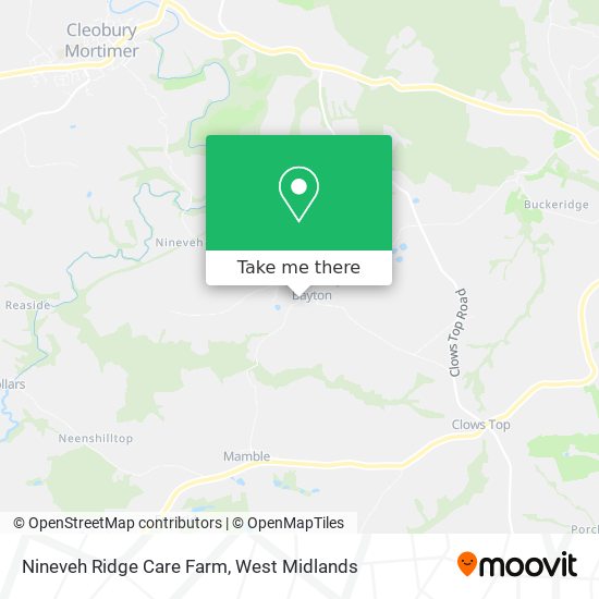 Nineveh Ridge Care Farm map