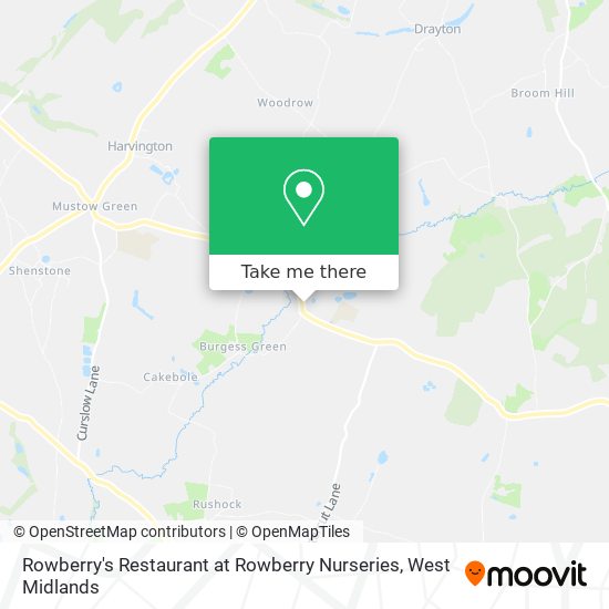 Rowberry's Restaurant at Rowberry Nurseries map