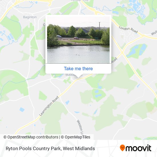 Ryton Pools Country Park map