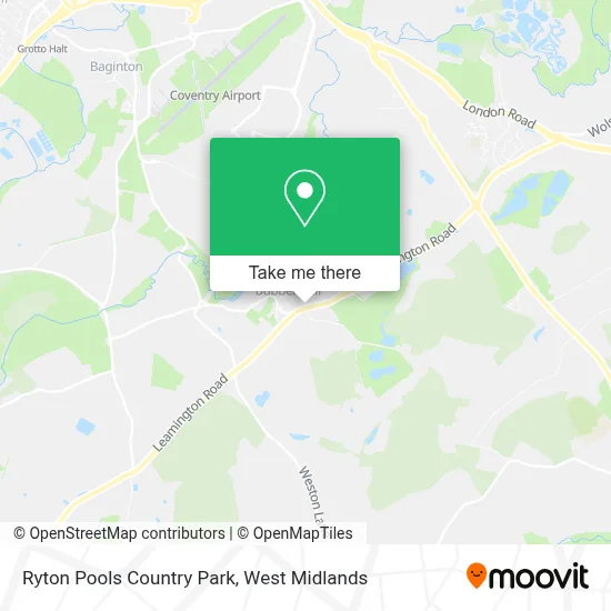 Ryton Pools Country Park map