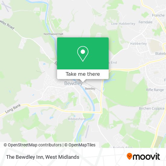 The Bewdley Inn map