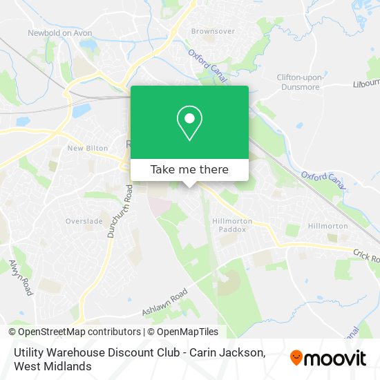 Utility Warehouse Discount Club - Carin Jackson map