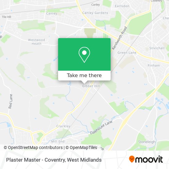 Plaster Master - Coventry map