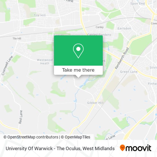 University Of Warwick - The Oculus map