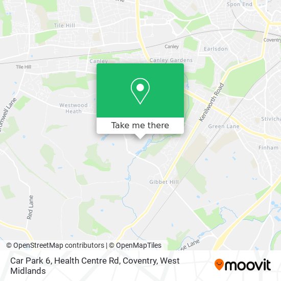 Car Park 6, Health Centre Rd, Coventry map
