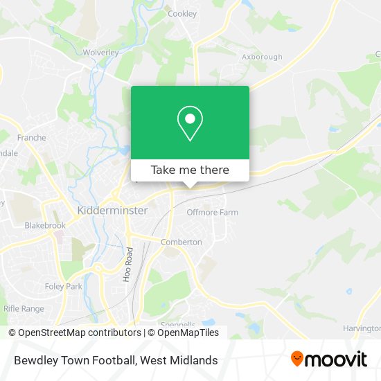 Bewdley Town Football map