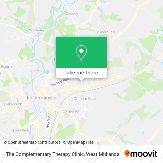 The Complementary Therapy Clinic map