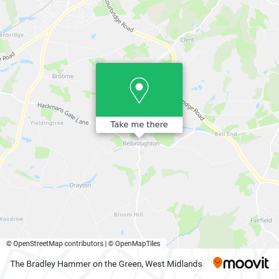 The Bradley Hammer on the Green map