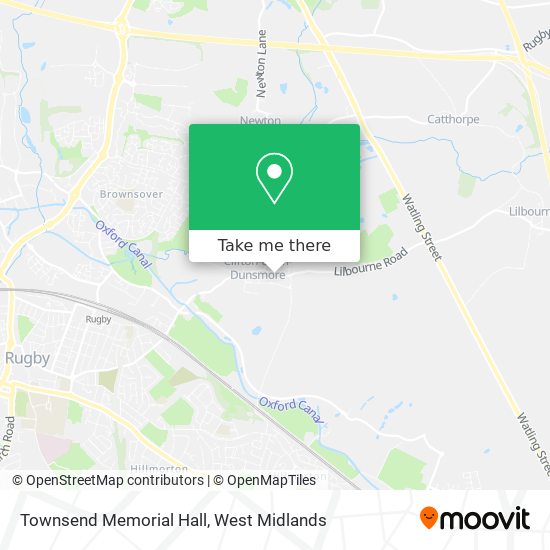 Townsend Memorial Hall map