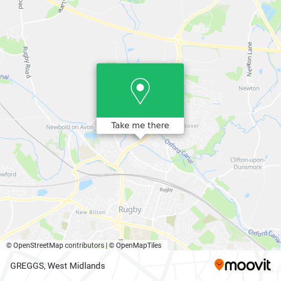 GREGGS map