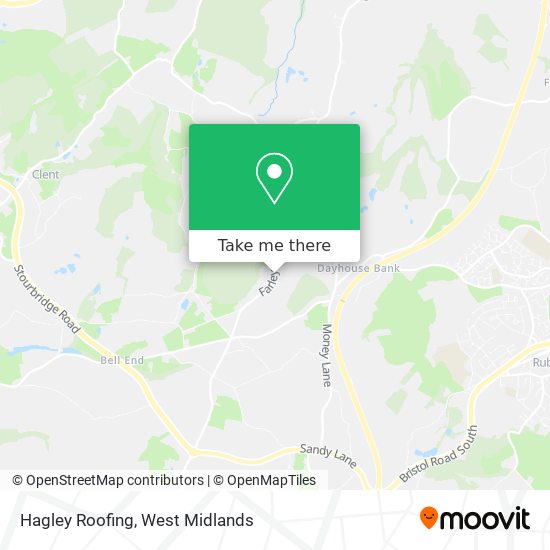 Hagley Roofing map