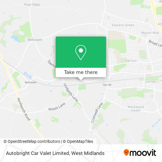 Autobright Car Valet Limited map
