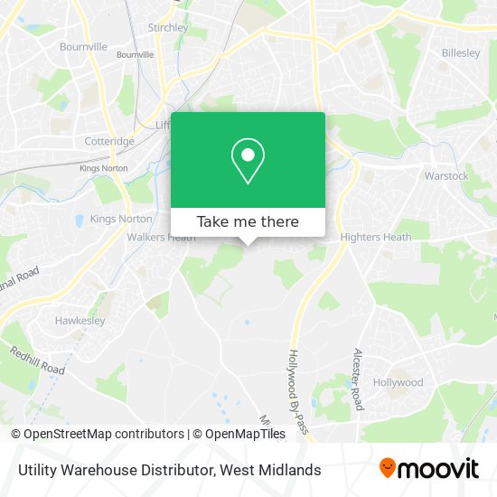 Utility Warehouse Distributor map