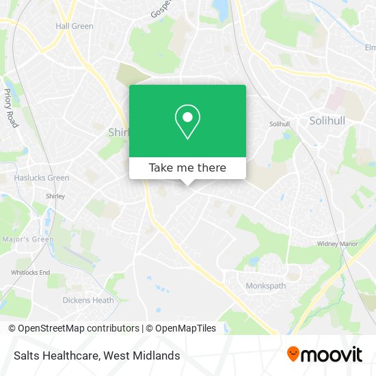 Salts Healthcare map