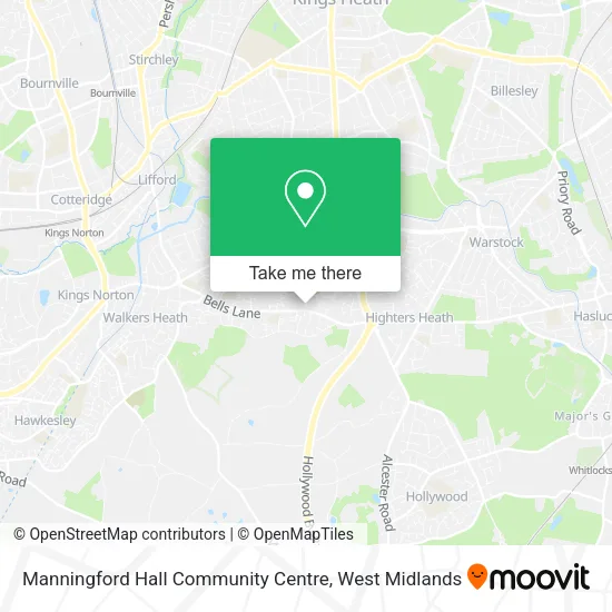 Manningford Hall Community Centre map