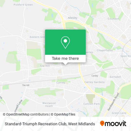 Standard-Triumph Recreation Club map